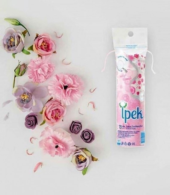 پد آرایش پاک کن پنبه ای Ipek ایپک بسته 70 عددی