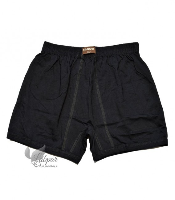 شورت پادار نخی مردانه Sabod کد 1022 مشکی
