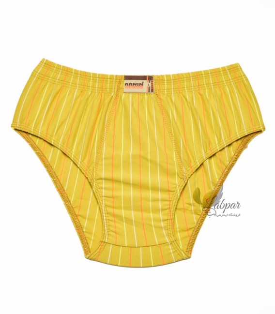 شورت اسلیپ مردانه نخی Ranin رانین کد 5600 خردلی