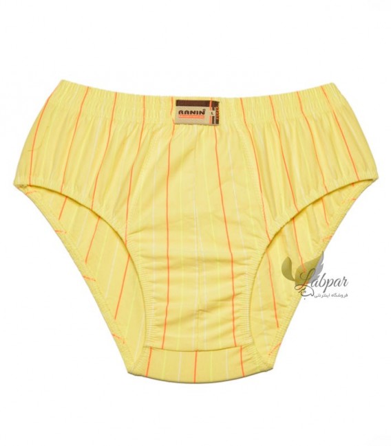 شورت اسلیپ مردانه نخی Ranin رانین کد 5600 زرد