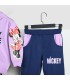 ست هودی و شلوار دخترانه Saaliz سالیز مدل Mickey Mouse بنفش