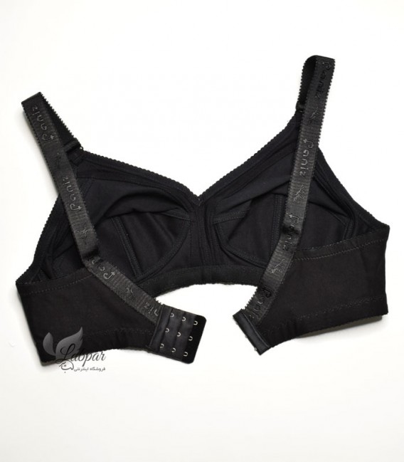 سوتین تمام نخ Paniz پانیذ کاپ سه تکه کد 66321 مشکی