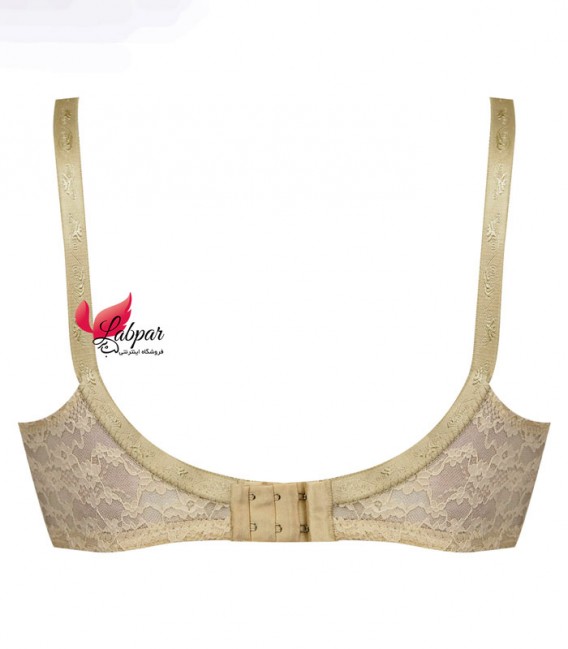 سوتین تمام دانتل پانیذ Paniz کد 66504 - بدون فنر کرم