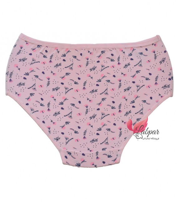 شورت زنانه اسلیپ نخی فاق بلند Adak آداک کد 137 گلبهی شکوفه صورتی