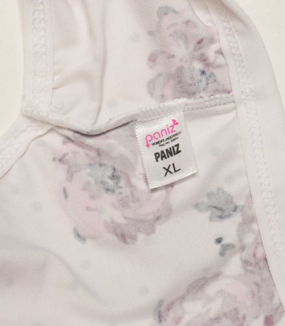 شورت اسلیپ زنانه پانیذ Paniz کد 30 - سفید