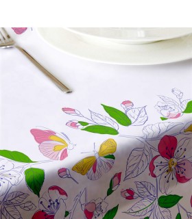 سفره یکبار مصرف کاغذی کوالا Koala طرح گل بنفشه رول 10 متری