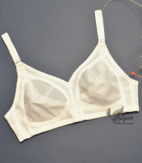 سوتین سوزنی پرسی پانیذ Paniz بدون فنر کد 66307 - سفید