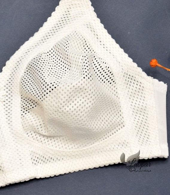 سوتین سوزنی پرسی پانیذ Paniz بدون فنر کد 66307 - سفید