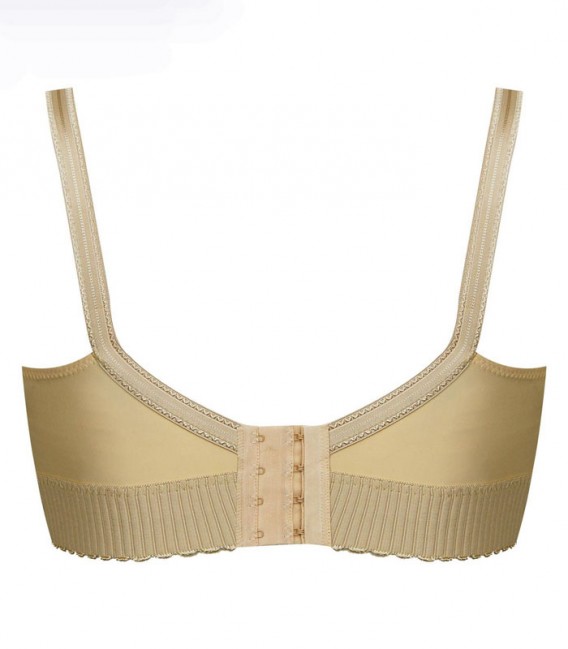 سوتین طرح مادام کش پهن پانیذ Paniz کد 77326 رنگ کرم