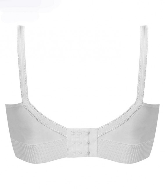 سوتین طرح مادام کش پهن پانیذ Paniz کد 77326 رنگ سفید