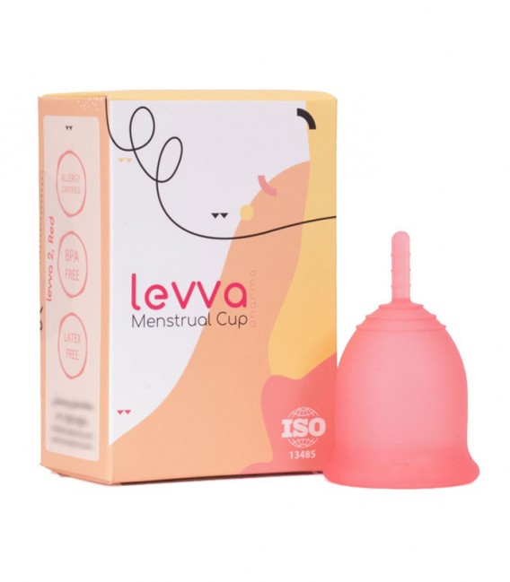 کاپ قاعدگی لیوا فارما Levva pharma - رنگ قرمز
