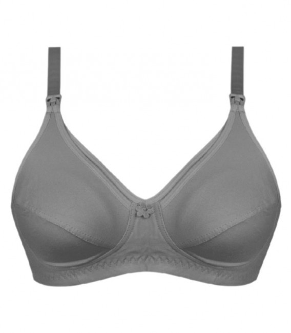 سوتین شیردهی Paniz پانیذ طوسی بدون فنر کد 66339