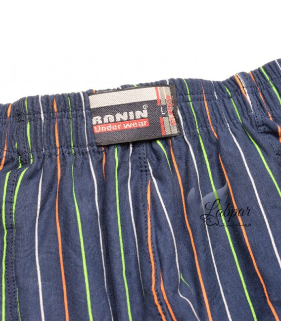 شورت نیم پا مردانه رانین Ranin کد 1250 - سرمه ای