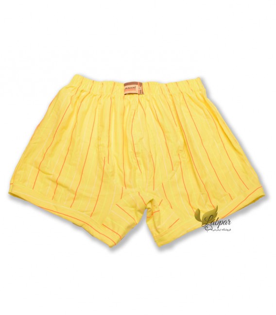 شورت نیم پا مردانه رانین Ranin کد 1250 - زرد