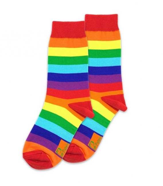 جوراب ساقدار نانو پاتریس Patris Socks طرح رینگی رنگی
