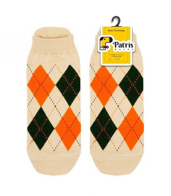 جوراب مچی نانو پاتریس Patris Socks طرح اسکاچ کرم