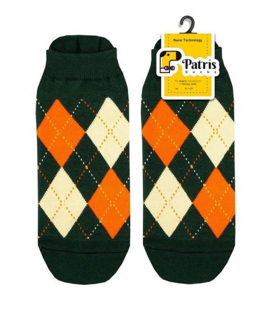 جوراب مچی نانو پاتریس Patris Socks طرح اسکاچ سبز