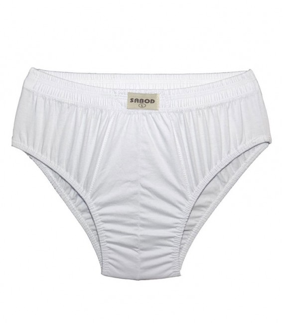 شورت اسلیپ مردانه سوپر نخ پنبه Sabod کد 5202 سفید