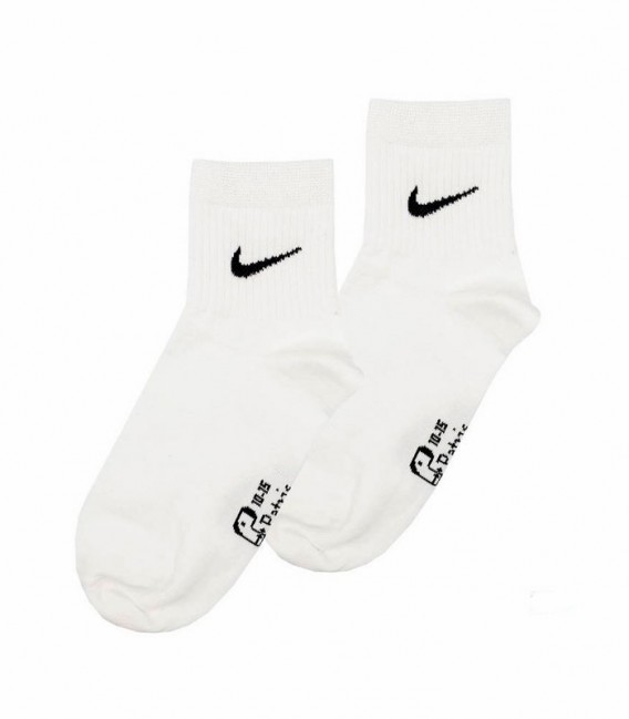 جوراب نیم ساق نانو پاتریس Patris Socks طرح نایک - سفید