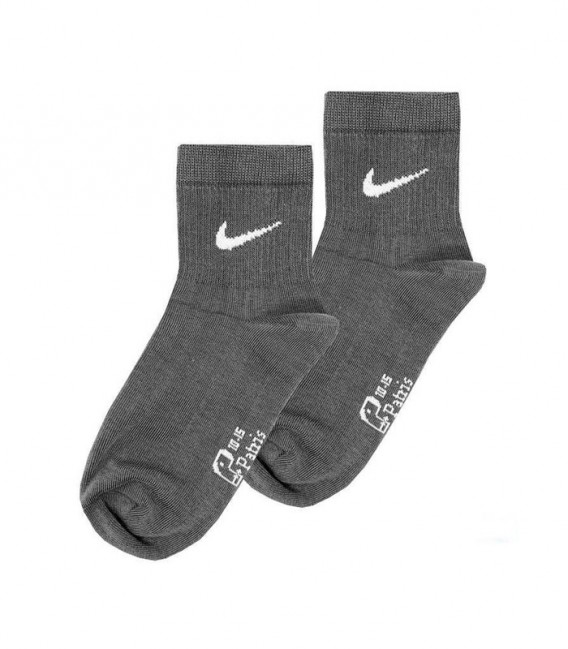 جوراب نیم ساق نانو پاتریس Patris Socks طرح نایک - طوسی