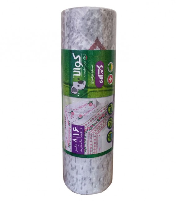سفره یکبار مصرف کتان کوالا Koala طرح باسمه رول 8 متری