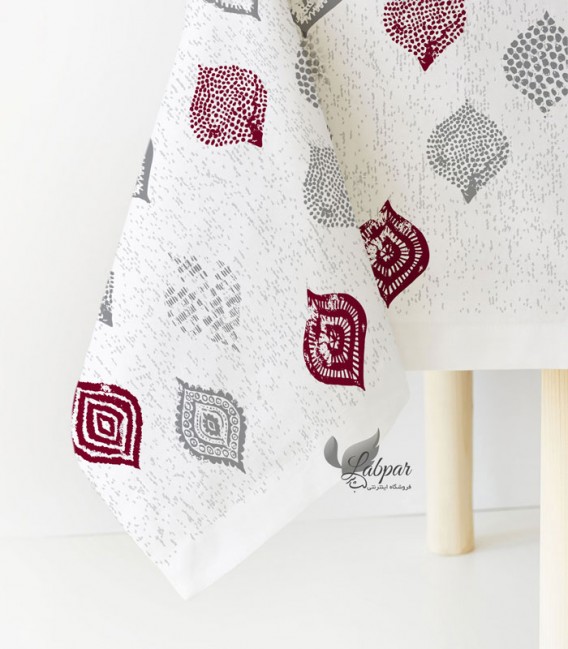 سفره یکبار مصرف کتان کوالا Koala طرح باسمه رول 8 متری