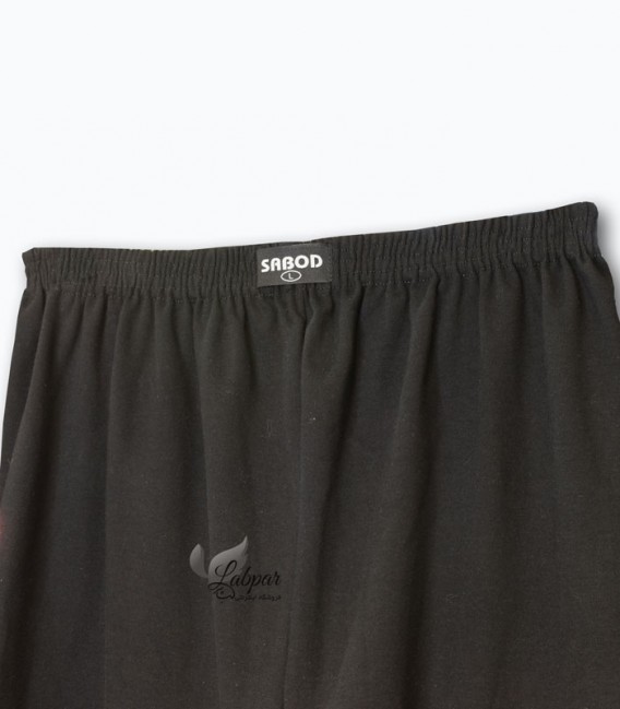 شلوار راحتی پنبه ای Sabod سابد کد 9960 - مشکی
