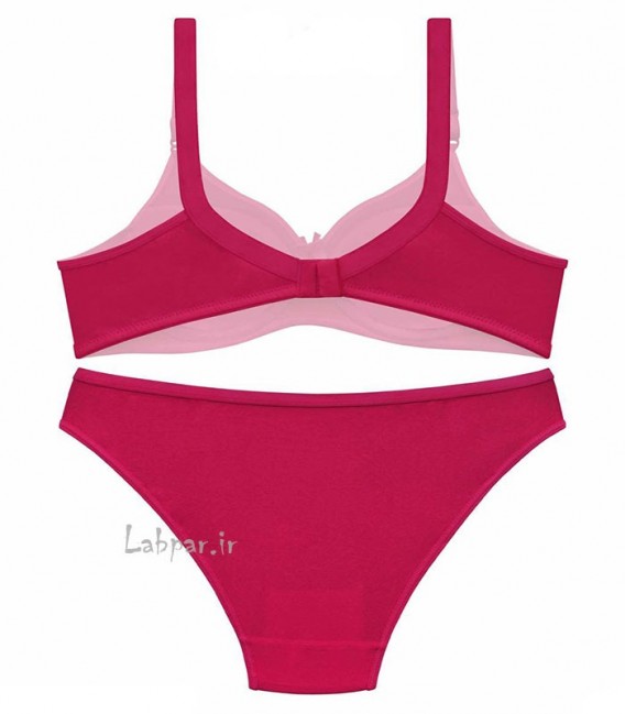 ست شورت و سوتین نخی Noosheh Poosh نوشه پوش آلبابویی کد 223 فنردار