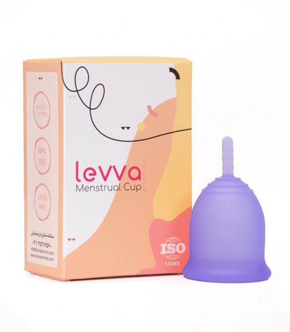 پک کاپ قاعدگی Levva Pharma لیوا فارما + استریلایزر - بنفش