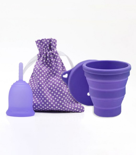 پک کاپ قاعدگی Levva Pharma لیوا فارما + استریلایزر - بنفش