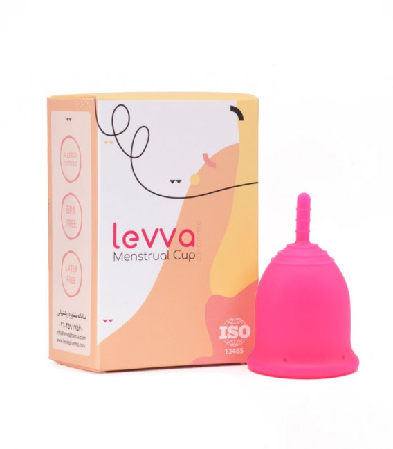پک کاپ قاعدگی Levva Pharma لیوا فارما + استریلایزر - صورتی