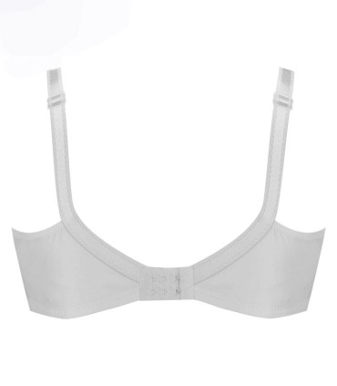 سوتین طرح مادام گلدوزی پانیذ Paniz کد 66325 - رنگ سفید