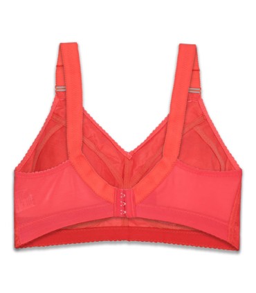 سوتین طرح مادام Adak آداک بدون فنر کد 601 - سرخابی