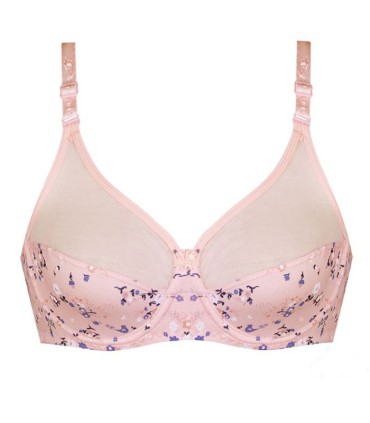 ست لباس زیر زنانه نخی Paniz پانیذ کد 9046 - صورتی