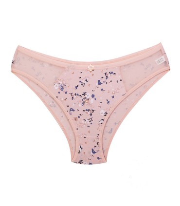 ست لباس زیر زنانه نخی Paniz پانیذ کد 9046 - صورتی