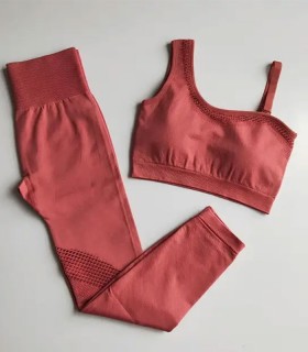 ست نیم تنه و شلوار ورزشی نخ استرچ مدل یونانی