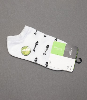 جوراب زنانه بامبو Cavaliye کاوالیه طرح ماهی کد 428