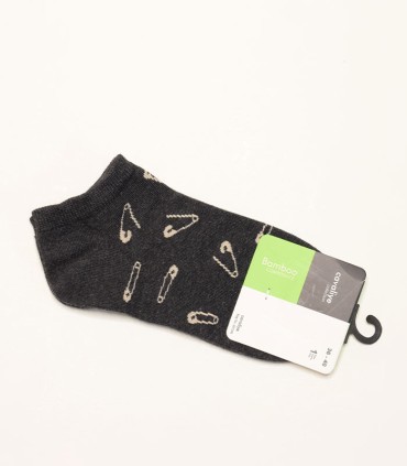 جوراب زنانه بامبو Cavaliye کاوالیه طرح سنجاق کد 428