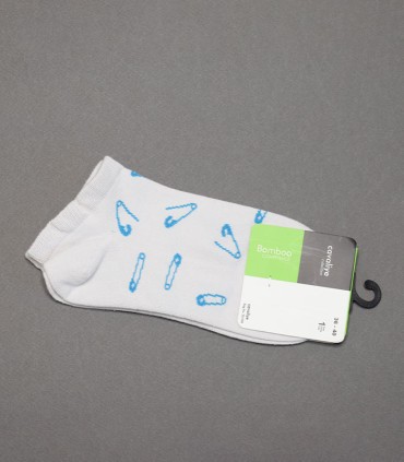 جوراب زنانه بامبو Cavaliye کاوالیه طرح سنجاق کد 428