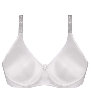 سوتین پرلون پرسی دولا Paniz پانیذ فنردار کد 22204 - رنگ سفید