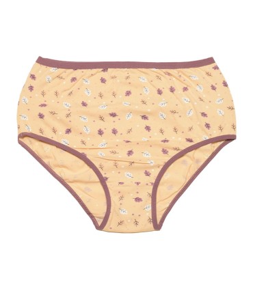 شورت اسلیپ نخ پنبه آداک مدل گنی و فاق بلند رنگ کرم کد 137