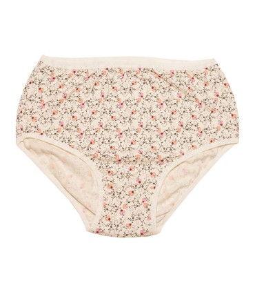 شورت زنانه نخ پنبه آداک کد 137 مدل فاق بلند طرح قلب ریز