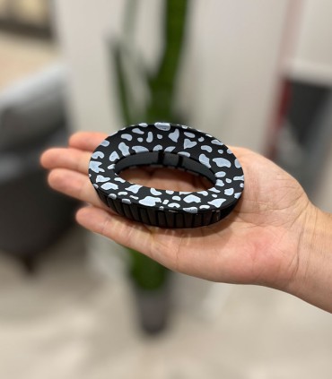 کلیپس موی سر بیضی پلنگی کد 111 - چهار رنگ (مات)