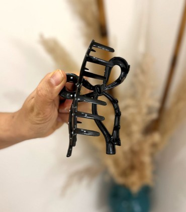 کلیپس موی سر نشکن طرح پاپیون خال خال کد 112 - دو رنگ