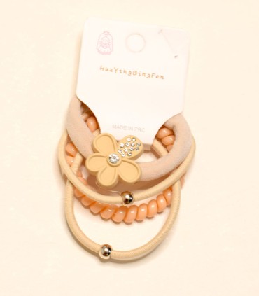 کش موی سر مجموعه چهار عددی کد 115 - پنج رنگ