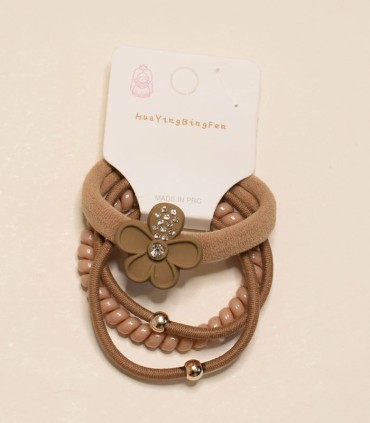 کش موی سر مجموعه چهار عددی کد 115 - پنج رنگ