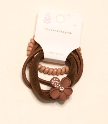 کش موی سر مجموعه چهار عددی کد 115 - پنج رنگ