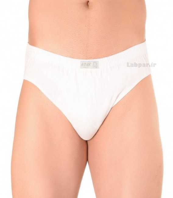 شورت اسلیپ مردانه نخی Adak آداک سفید با طراحی راحت و جنس نخی