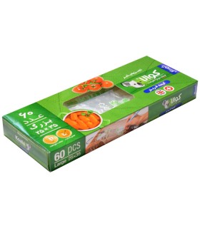 کیسه فریزر کوالا مدل کریستال با فضای یادداشت بسته 60 عددی