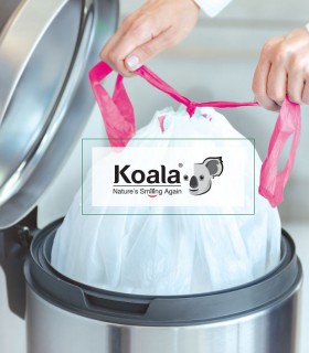 کیسه زباله کوالا مدل بندار سایز متوسط بسته 20 عددی